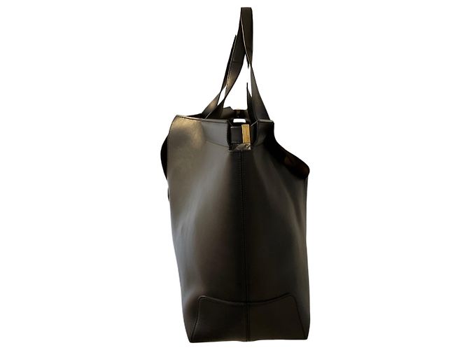 Borsa Tote Folio Di Bag in vera pelle marrone Tod's - vista 2