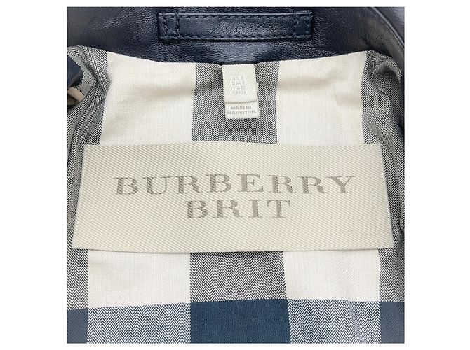 Burberry Brit Remington Steppjacke aus schwarzem Leder - Ansicht 4