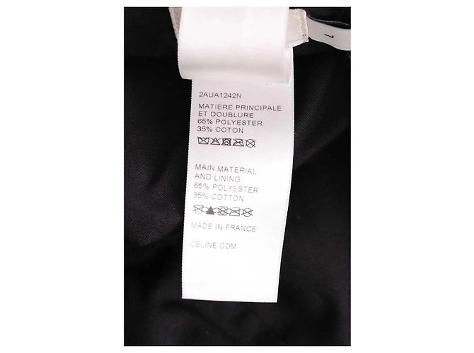 Céline Black Cotton Cap - view 6