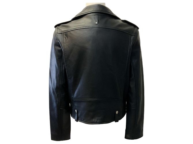 Giacca Moto Baya in Pelle Nera Mackage Nero - vista 3