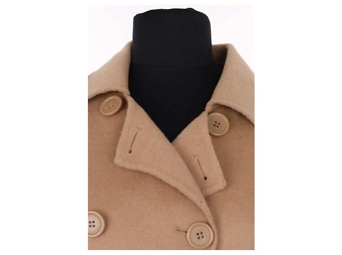 Cappotto Maje in lana camel Cammello - vista 2