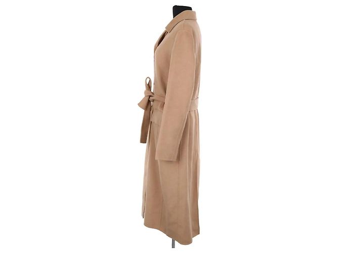 Cappotto Maje in lana camel Cammello - vista 3