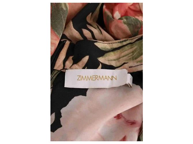 Zimmermann Kleid aus Seide mehrfarbig Mehrfarben - Ansicht 5