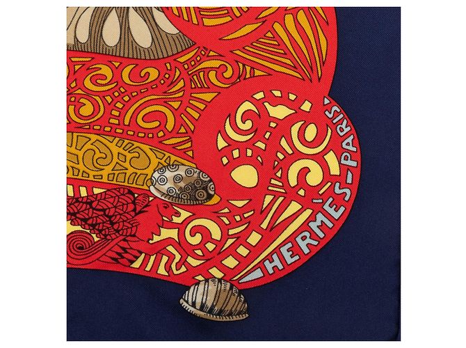 Hermès L Atlantide Seidentuch Blau 90 Scarves - Ansicht 5