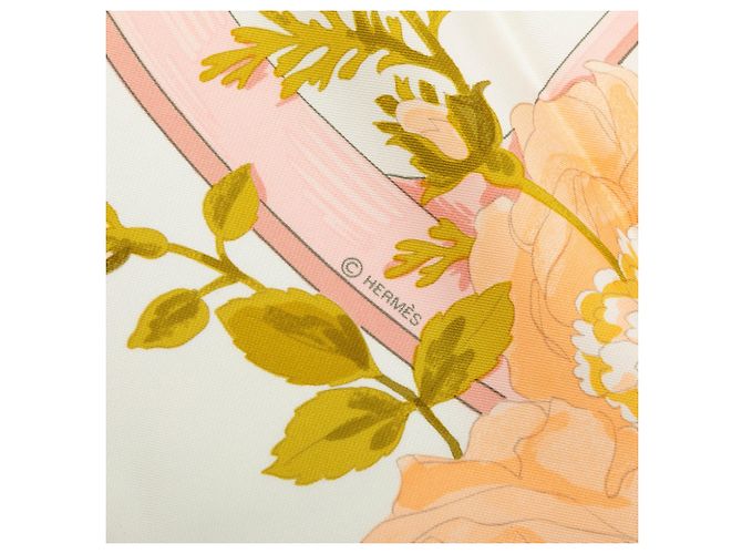 Hermès Romantique für Takashimaya Seidentuch Rosa 90 Pink - Ansicht 6