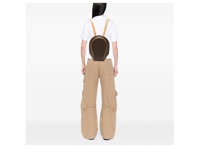 Mochila Louis Vuitton Monogram Ellipse marrón Castaño - vista 6