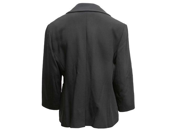 Black The Row Virgin Wool-Blend Double-Breasted Blazer Size US S - view 3