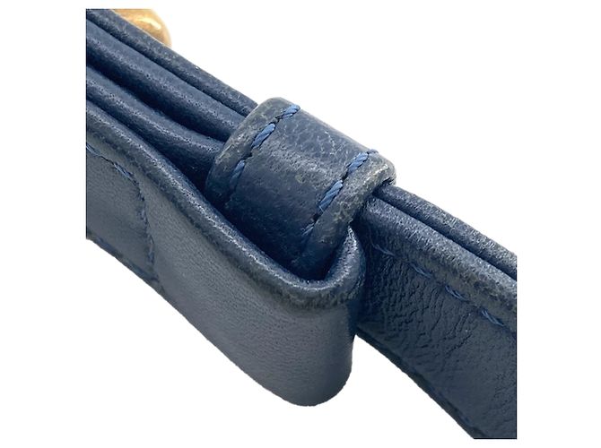 Borsa Boy Chanel Old Medium in denim patchwork blu - vista 18