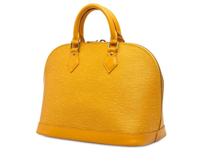 Louis Vuitton Epi Alma PM Handtasche Gelb - Ansicht 2