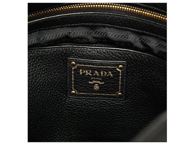 Sacola convertible Prada Vitello Phenix preta Preto - vista 5