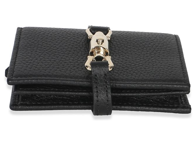 Portafoglio Mini Jackie 1961 Gucci in pelle di vitello Piuma nera Nero - vista 2