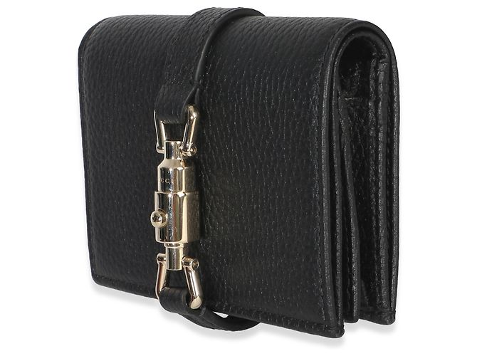Portafoglio Mini Jackie 1961 Gucci in pelle di vitello Piuma nera Nero - vista 3