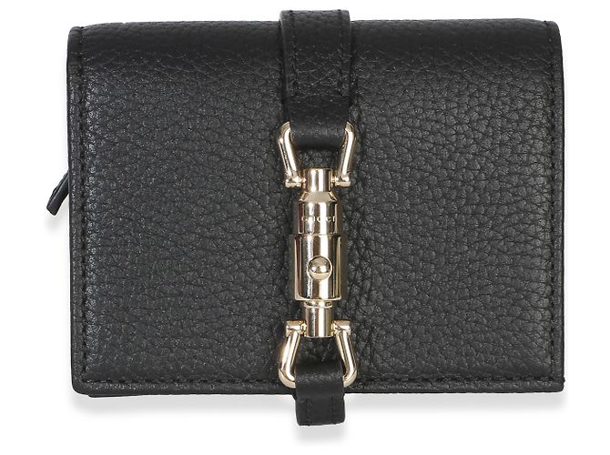 Portafoglio Mini Jackie 1961 Gucci in pelle di vitello Piuma nera Nero - vista 7