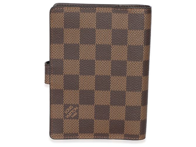Louis Vuitton Damier Ebene Canvas Small Ring Agenda Cover - Ansicht 4