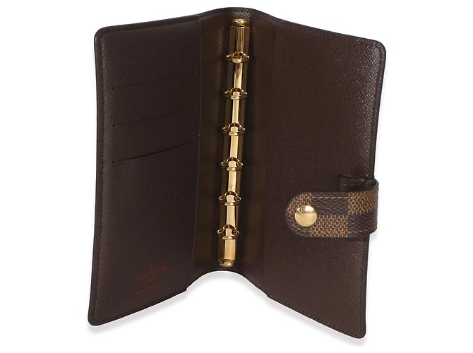 Louis Vuitton Damier Ebene Canvas Small Ring Agenda Cover - Ansicht 6