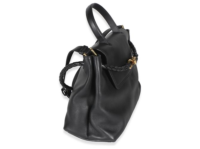 Bottega Veneta Ciao Ciao Medium in vitello setoso nero - vista 3