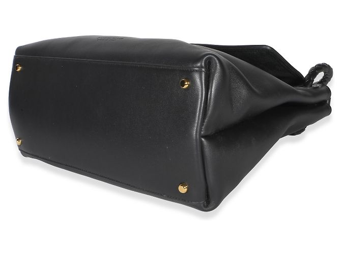 Bottega Veneta Ciao Ciao Medium in vitello setoso nero - vista 6