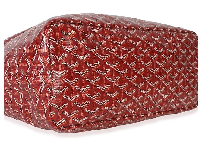 Goyard Red Goyardine Canvas Saint Louis PM Rosso - vista 7