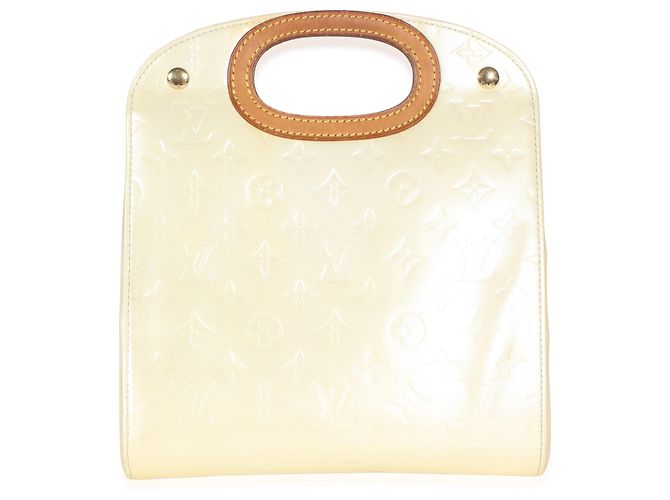 Louis Vuitton Pale Yellow Monogram Vernis Maple Drive Giallo - vista 2