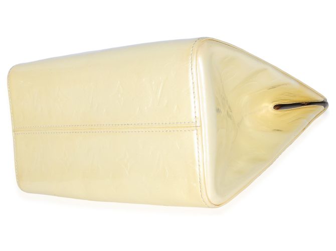 Louis Vuitton Pale Yellow Monogram Vernis Maple Drive Giallo - vista 5