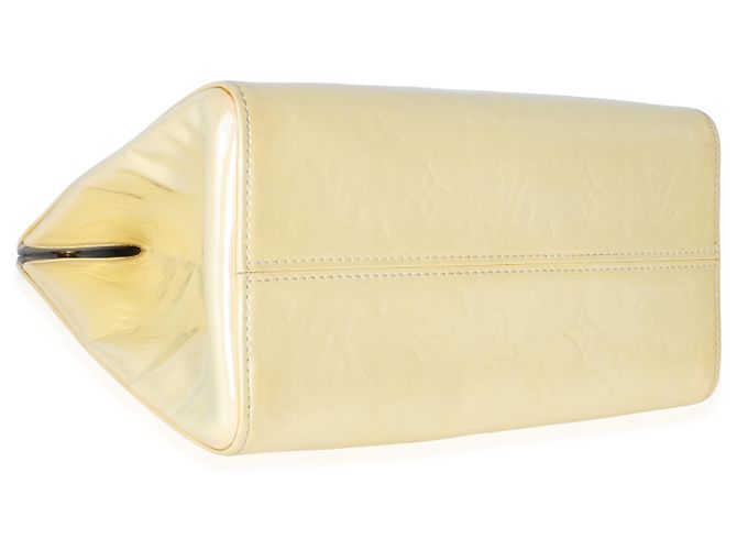 Louis Vuitton Pale Yellow Monogram Vernis Maple Drive Giallo - vista 6