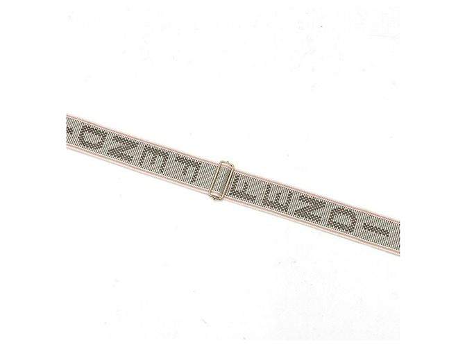 Fendi Strap You Shoulder in Pink and White Canvas/Leather - view 3