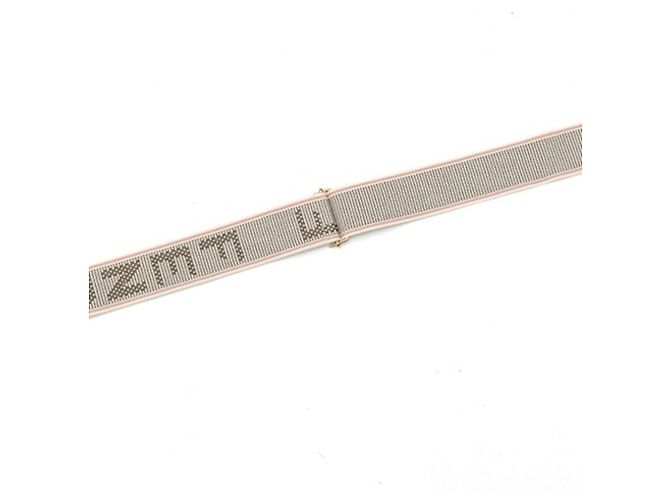 Fendi Strap You Shoulder in Pink and White Canvas/Leather - view 4