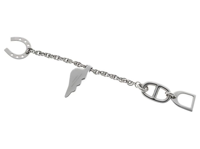 Ring Hermès Portachiavi Hermes Bon Voyage Argento - vista 3