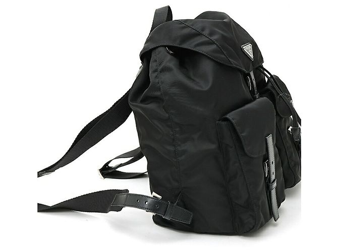 Saffiano Mochila Prada Medium Preto - vista 2