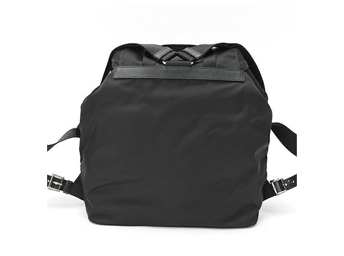 Saffiano Mochila Prada Medium Preto - vista 3