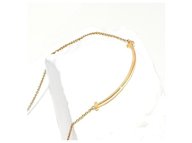 Tiffany T Tiffany & Co. Collana T Smile in Oro Giallo D'oro - vista 3