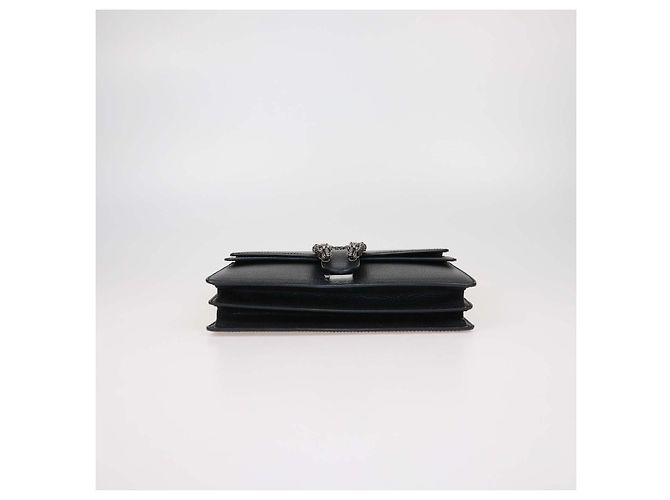 Borsa a tracolla piccola Dionysus in pelle nera Gucci Nero - vista 4