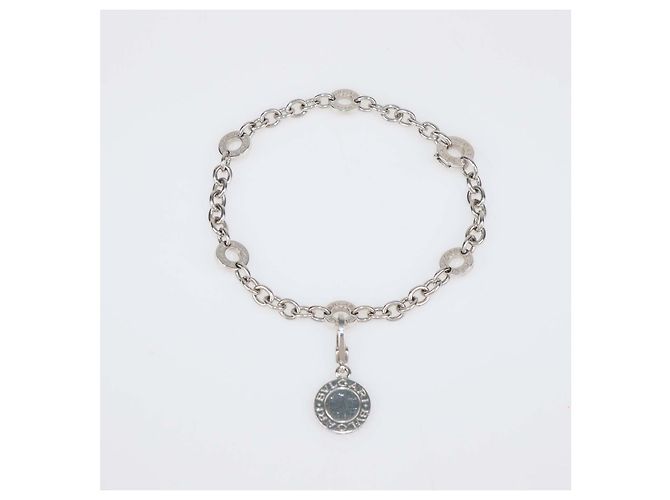 Bulgari Pulsera Bvlgari de oro blanco 18K con dije de ónix Dorado - vista 2
