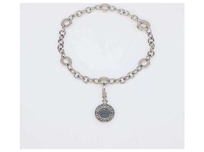 Bulgari Pulsera Bvlgari de oro blanco 18K con dije de ónix Dorado - vista 3