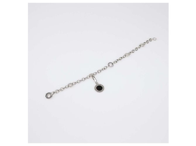 Bulgari Pulsera Bvlgari de oro blanco 18K con dije de ónix Dorado - vista 4