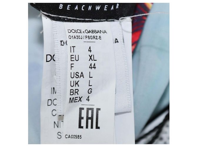 Dolce & Gabbana Bikini-Set mit buntem Blumenprint Blau - Ansicht 7