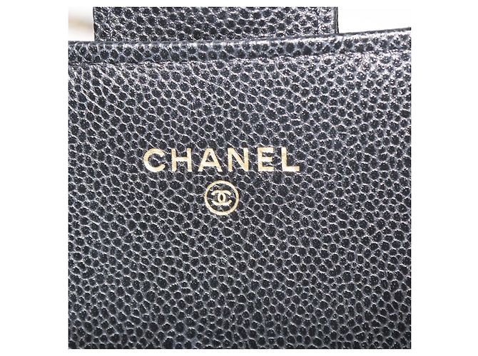 Chanel Wallet on Chain Porta-Telefono in pelle caviar matelassé nera Nero - vista 5