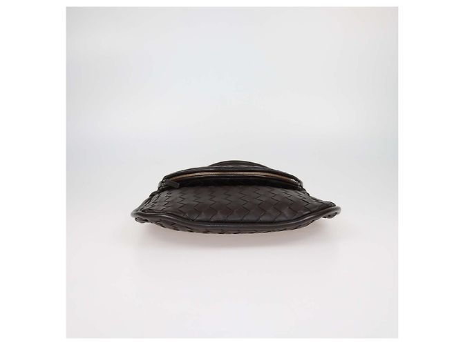 Borsa Gemelli media in pelle Intrecciato Cacao Bottega Veneta Nero - vista 5