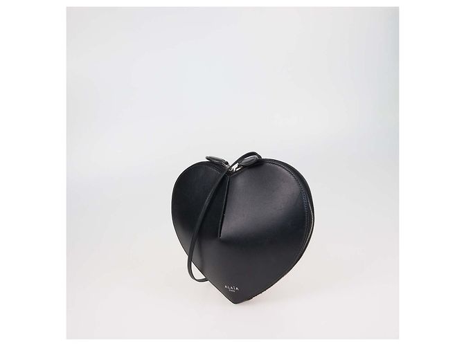 Alaïa Borsa a tracolla Le Coeur in pelle nera Alaia Nero - vista 2