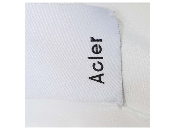 Autre Marque Acler Jackhill Top Weiß/Gelb mit 3D-Blumenapplikationen Roh - Ansicht 5