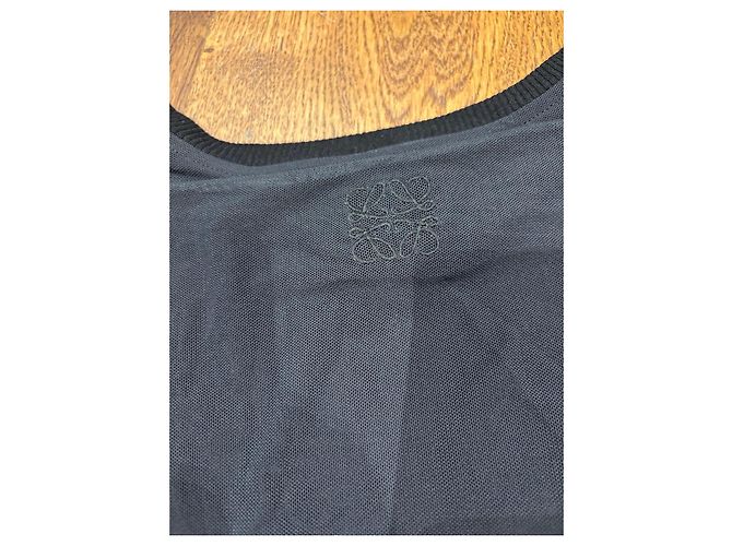 Loewe Top de Malla Manga Larga Estampado Anthurium - Negro Roja - vista 9