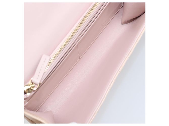 Versace Greca Goddess Convertible Clutch Leather Mini Rosa - vista 5