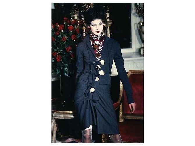 Vivienne Westwood Gold Label 'Dressed to Scale' Jacke Dunkelviolett - Ansicht 15