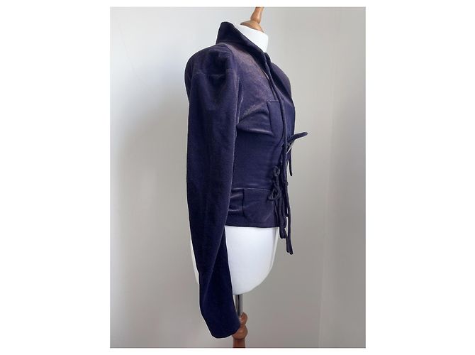 Vivienne Westwood Gold Label 'Dressed to Scale' Jacke Dunkelviolett - Ansicht 6