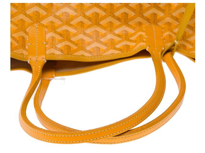 Saint Louis GOYARD Saint-Louis Bag in Yellow Canvas - 103927 - view 10