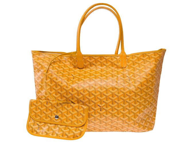 Saint Louis GOYARD Saint-Louis Bag in Yellow Canvas - 103927 - view 3