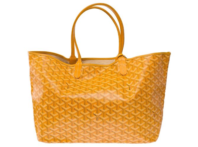 Saint Louis GOYARD Saint-Louis Bag in Yellow Canvas - 103927 - view 4