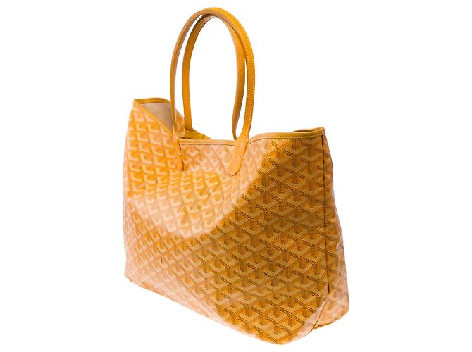 Saint Louis GOYARD Saint-Louis Bag in Yellow Canvas - 103927 - view 5