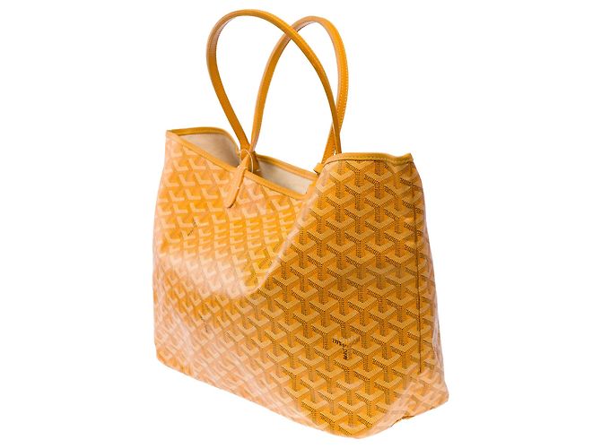 Saint Louis GOYARD Saint-Louis Bag in Yellow Canvas - 103927 - view 6