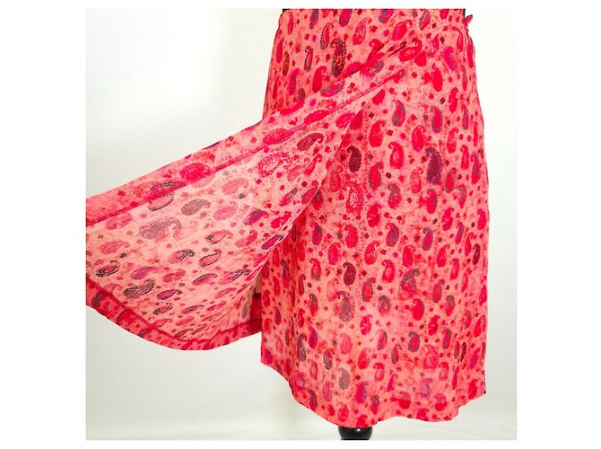 Christian Lacroix Minifalda Rosa Estampado Paisley - vista 3